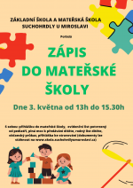 Zápis do mateřské školy